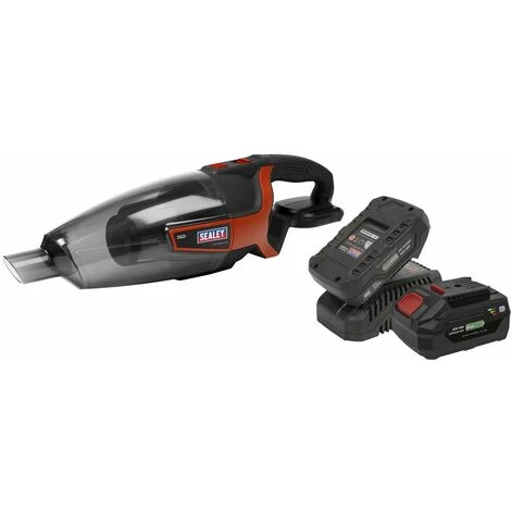 Sealey Cordless Handheld Vacuum Cleaner 650ml 20V SV20 Series Kit - 2 Batteries CP20VCVKIT 2 Sealey Cordless Handheld Vacuum Cleaner 650ml 20V SV20 Series Kit - 2 Batteries CP20VCVKIT - Image 2