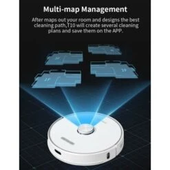 ULTENIC T10 - Robot Vacuum Cleaner With Mop - Self-empty Base - 3000Pa - Laser Navigation - Wi-Fi Connected/App Control -Home Appliances Store 64109832 3