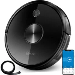 ULTENIC D5s Pro - Robot Vacuum Cleaner With Mop - 3000Pa Suction - Wi-Fi/Alexa/App Control