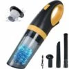 120W Handheld Vacuum Cleaner, Rechargeable 8500PA Car Vacuum Cleaner For Car/Kitchen, Powerful Cordless Portable Car Table Vacuum With Washable Filter & Nozzles & 3H Quick Charge