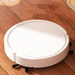 MUFF Sweeping Robot, Wireless Smart Cleaning Machine, Three-in-one Vacuum Cleaner, Gift Small Home Appliance, Smart Home Appliance Sweeper(C03 White) -Home Appliances Store 64574503 5