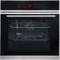 13 Function Single Electric Oven, LED Touch Control 76L - SIA BISO11SS