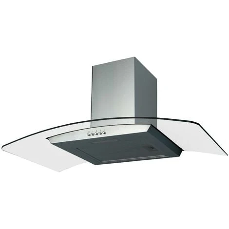 SIA CGH80SS 80cm Stainless Steel Curved Glass Cooker Hood Extractor Fan 1 SIA CGH80SS 80cm Stainless Steel Curved Glass Cooker Hood Extractor Fan