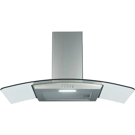 SIA CGH80SS 80cm Stainless Steel Curved Glass Cooker Hood Extractor Fan 5 SIA CGH80SS 80cm Stainless Steel Curved Glass Cooker Hood Extractor Fan - Image 5