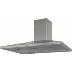 SIA CHL100SS 100cm Stainless Steel Chimney Cooker Hood Kitchen Extractor Fan