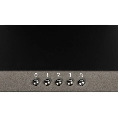 SIA CHL70BL 70cm Chimney Cooker Hood Kitchen Extractor Fan In Black 3 SIA CHL70BL 70cm Chimney Cooker Hood Kitchen Extractor Fan In Black - Image 3