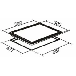 SIA GHG612BL 60cm Black 4 Burner Gas On Glass Hob With Enamel Pan Stands & FFD -Home Appliances Store 65334540 4