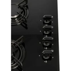 SIA GHG612BL 60cm Black 4 Burner Gas On Glass Hob With Enamel Pan Stands & FFD -Home Appliances Store 65334540 5