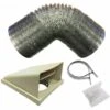 SIA D7 Universal Kitchen Cooker Hood Extractor Fan Ducting Vent Kit 150mm X 3m