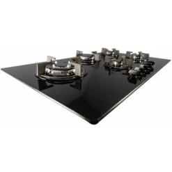 SIA GHG902BL 90cm Black 5 Burner Gas On Glass Hob With Cast Iron Pan Stands -Home Appliances Store 65334555 5