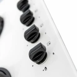 SIA GHG602WH 60cm White 4 Burner Gas On Glass Hob With Cast Iron Pan Stands 9 SIA GHG602WH 60cm White 4 Burner Gas On Glass Hob With Cast Iron Pan Stands -Home Appliances Store 65334556 5