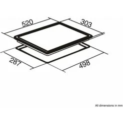 SIA GHG301BL 30cm Black 2 Burner Gas On Glass Domino Hob & Cast Iron Stands 8 SIA GHG301BL 30cm Black 2 Burner Gas On Glass Domino Hob & Cast Iron Stands -Home Appliances Store 65334565 4