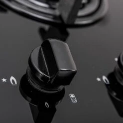 SIA GHG301BL 30cm Black 2 Burner Gas On Glass Domino Hob & Cast Iron Stands 9 SIA GHG301BL 30cm Black 2 Burner Gas On Glass Domino Hob & Cast Iron Stands -Home Appliances Store 65334565 5