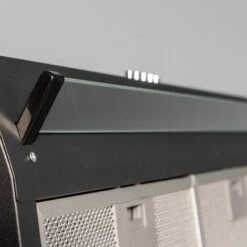 SIA VSR60BL 60cm Black Slim Visor Cooker Hood Kitchen Extractor Fan -Home Appliances Store 65334600 3