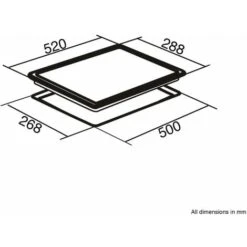 SIA INDH30BL 30cm Black Domino 2 Zone Touch Control Electric Induction Hob -Home Appliances Store 65334602 4