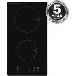 SIA INDH30BL 30cm Black Domino 2 Zone Touch Control Electric Induction Hob -Home Appliances Store 65334602 5