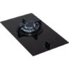 SIA GHG101BL 30cm Black Single Burner Gas On Glass Domino Hob With LPG Kit & FFD