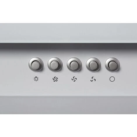 SIA EAG61WH 60cm White Angled Chimney Cooker Hood Kitchen Extractor Fan 3 SIA EAG61WH 60cm White Angled Chimney Cooker Hood Kitchen Extractor Fan - Image 3