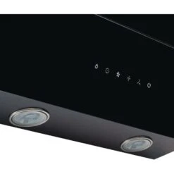 60cm Black Angled Cooker Hood With Sliding Glass Panel - SIA AGTC60BL 8 60cm Black Angled Cooker Hood With Sliding Glass Panel - SIA AGTC60BL -Home Appliances Store 65334668 4