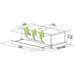SIA TSH60SS 60cm Stainless Steel Telescopic Integrated Cooker Hood Extractor Fan -Home Appliances Store 65334696 4