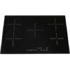 SIA CERH75BL 75cm Black 5 Zone Frameless Touch Control Electric Ceramic Hob