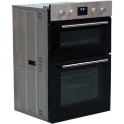 SIA DO112SS 60cm Stainless Steel Built-in Electric Double Digital True Fan Oven -Home Appliances Store 65334711 3