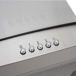 90cm Island Cooker Hood Kitchen Extractor Fan In Stainless Steel - SIA ICH90SS -Home Appliances Store 65334715 3