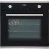 SIA SO103 60cm Black Built In Touch Control Single Electric True Fan Oven
