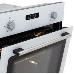 SIA SO103WH 60cm White Built In Single Electric True Fan Oven With Digital Timer -Home Appliances Store 65334740 3