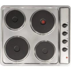 SIA PHP601SS 60cm Stainless Steel Solid Plate 4 Zone Electric Easy Clean Hob -Home Appliances Store 65334749 5