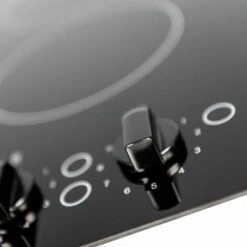 SIA CERH30BL 30cm 2 Burner Domino Ceramic Electric Hob In Black, Knob Control -Home Appliances Store 65334750 3