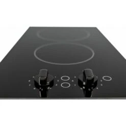 SIA CERH30BL 30cm 2 Burner Domino Ceramic Electric Hob In Black, Knob Control -Home Appliances Store 65334750 5