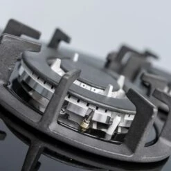 SIA R8 70cm Black 5 Burner Gas On Glass Hob With Cast Iron Pan Stands -Home Appliances Store 65334755 5