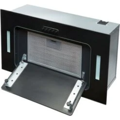 SIA UCG52BL 52cm Black Glass Built In Under Canopy Kitchen Cupboard Cooker Hood 8 SIA UCG52BL 52cm Black Glass Built In Under Canopy Kitchen Cupboard Cooker Hood -Home Appliances Store 65334756 4