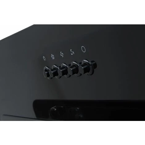 SIA AGE71BL 70cm Black 3 Colour LED Edge Lit Angled Glass Cooker Hood Extractor 2 SIA AGE71BL 70cm Black 3 Colour LED Edge Lit Angled Glass Cooker Hood Extractor - Image 2