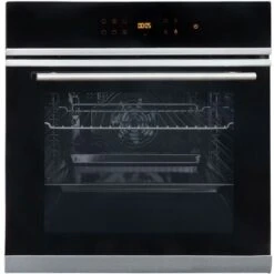 10 Function Single Electric Oven, LED Touch Control 76L - SIA BISO6SS