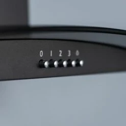 SIA CGH80BL 80cm Curved Glass Chimney Cooker Hood Extractor Fan In Black -Home Appliances Store 65334765 3