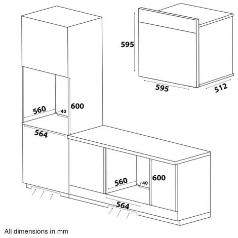 SIA SO112SS 60cm Stainless Steel Built In Digital Single Electric True Fan Oven 4 SIA SO112SS 60cm Stainless Steel Built In Digital Single Electric True Fan Oven - Image 4