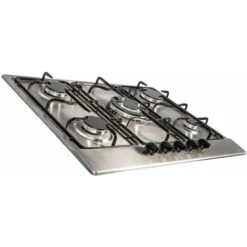 SIA SSG702SS 70cm 5 Burner Gas Hob In Stainless Steel With Enamel Pan Stands -Home Appliances Store 65334798 5