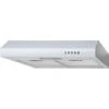 SIA STE50WH 50cm White Slimline Visor Cooker Hood Kitchen Extractor Fan