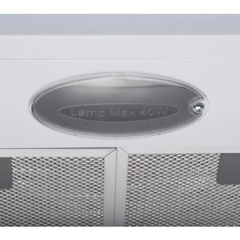 SIA STE50WH 50cm White Slimline Visor Cooker Hood Kitchen Extractor Fan 4 SIA STE50WH 50cm White Slimline Visor Cooker Hood Kitchen Extractor Fan - Image 4