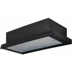 SIA TSH60BL 60cm Black Telescopic Integrated Cooker Hood Kitchen Extractor Fan -Home Appliances Store 65334809 5
