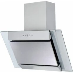 SIA AGL71SS 70cm Stainless Steel Angled Chimney Cooker Hood Kitchen Extractor
