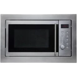 SIA BIM25SS Stainless Steel 25L Integrated Built In 900W Digital Microwave Oven