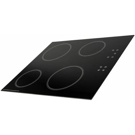 SIA CERH60BL 60cm 4 Zone Touch Control Electric Ceramic Hob In Black 2 SIA CERH60BL 60cm 4 Zone Touch Control Electric Ceramic Hob In Black - Image 2