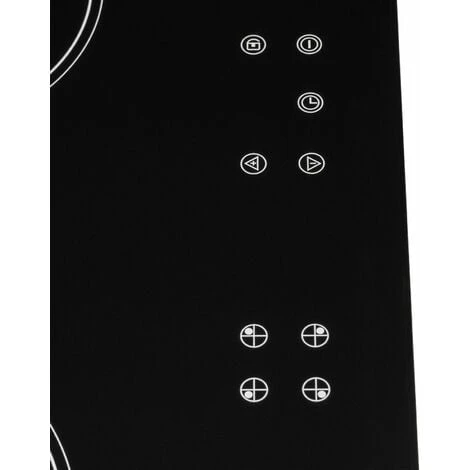 SIA CERH60BL 60cm 4 Zone Touch Control Electric Ceramic Hob In Black 3 SIA CERH60BL 60cm 4 Zone Touch Control Electric Ceramic Hob In Black - Image 3