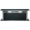 SIA DD90BL 90cm Black Touch Control Downdraft Kitchen Cooker Hood Extractor Fan