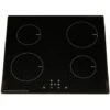 SIA INDH61BL 60cm ECO 13 Amp Plug In 4 Zone Touch Control Induction Hob In Black