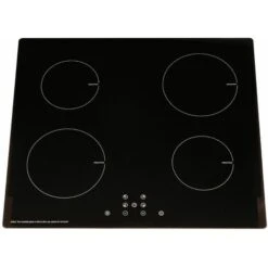 SIA INDH61BL 60cm ECO 13 Amp Plug In 4 Zone Touch Control Induction Hob In Black
