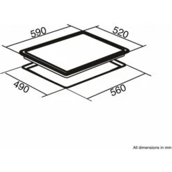 SIA INDH61BL 60cm ECO 13 Amp Plug In 4 Zone Touch Control Induction Hob In Black -Home Appliances Store 65896116 4